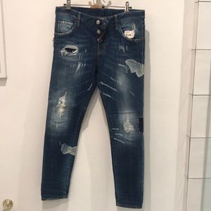 DSquared Distressed Jeans, never worn